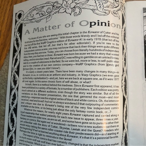 ELFQUEST #1 - Magazine Format with stunning artwork   from warp graphics - Picture 6 of 8